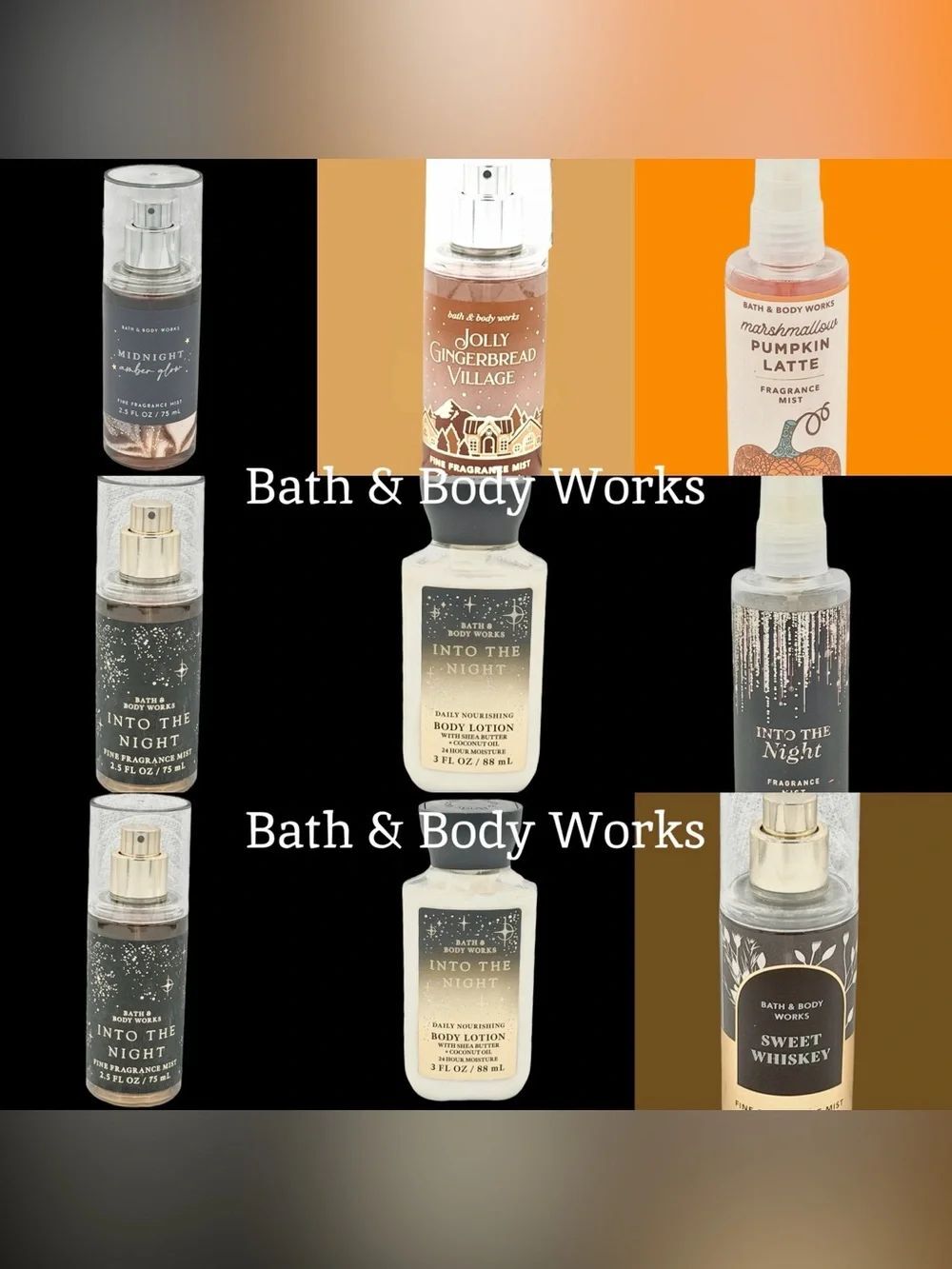 NWT BATH & BODY WORKS INTO THE NIGHT DAILY NOURISHING LOTION 24HR MOISTURE 3.0